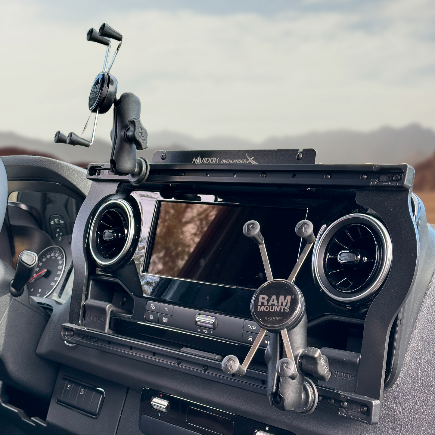No Drill - Dash Mount for Mercedes Sprinter – NAVIDOK Overlander X