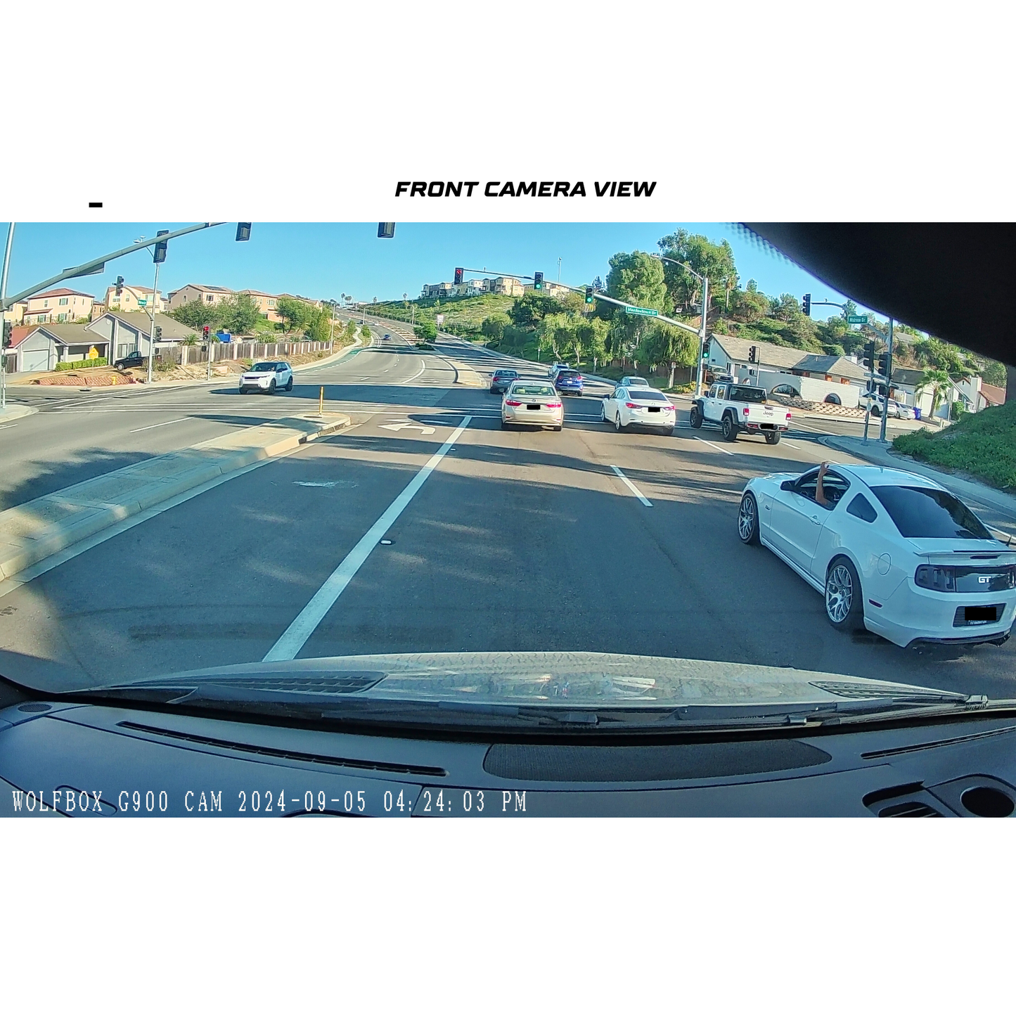 WOLFBOX Dash Cam Visordok Tube Mounting Kit