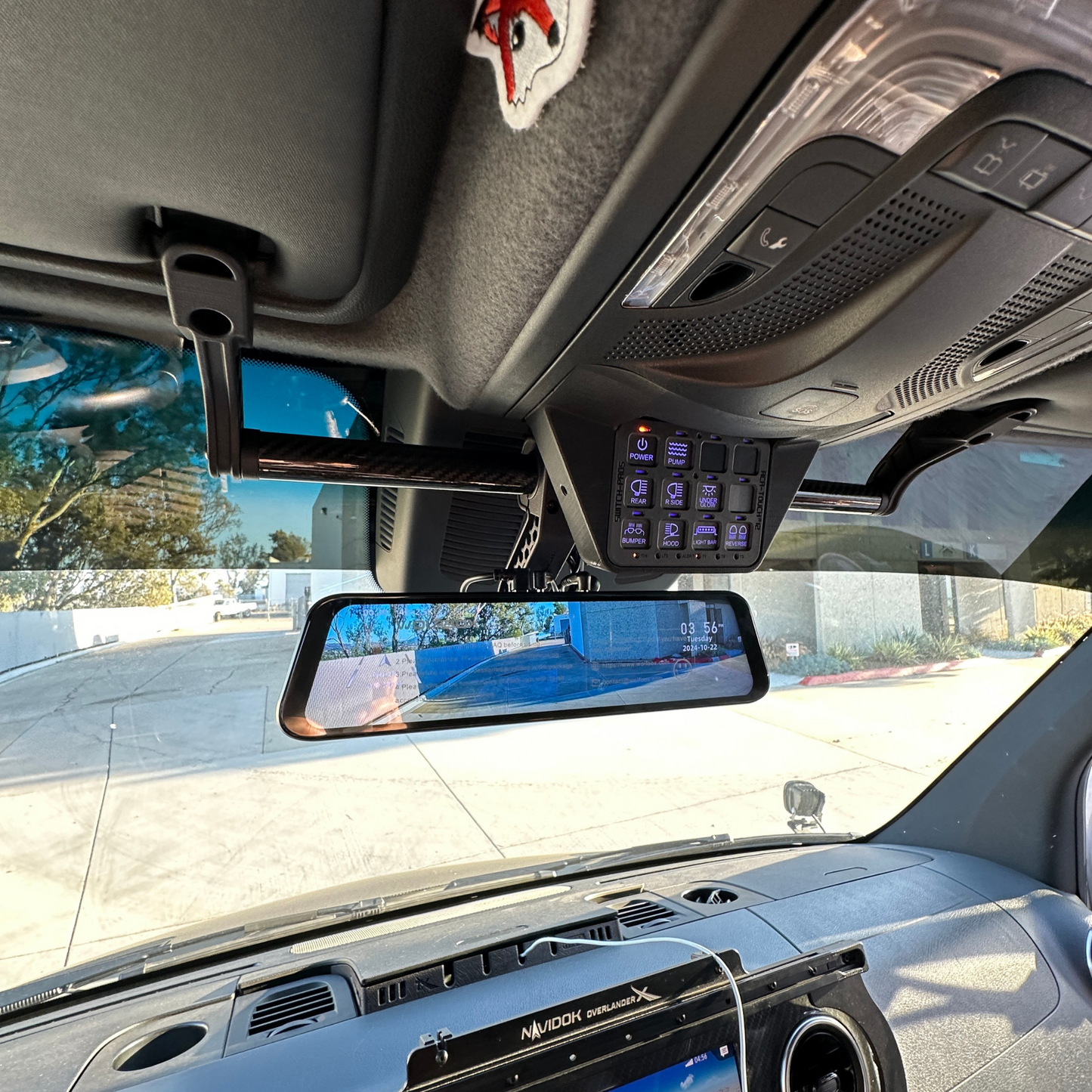 WOLFBOX Dash Cam Visordok Tube Mounting Kit