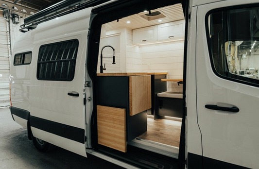 Benz Sprinter Cargo Van Interior Setup Ideas for Storage & Comfort