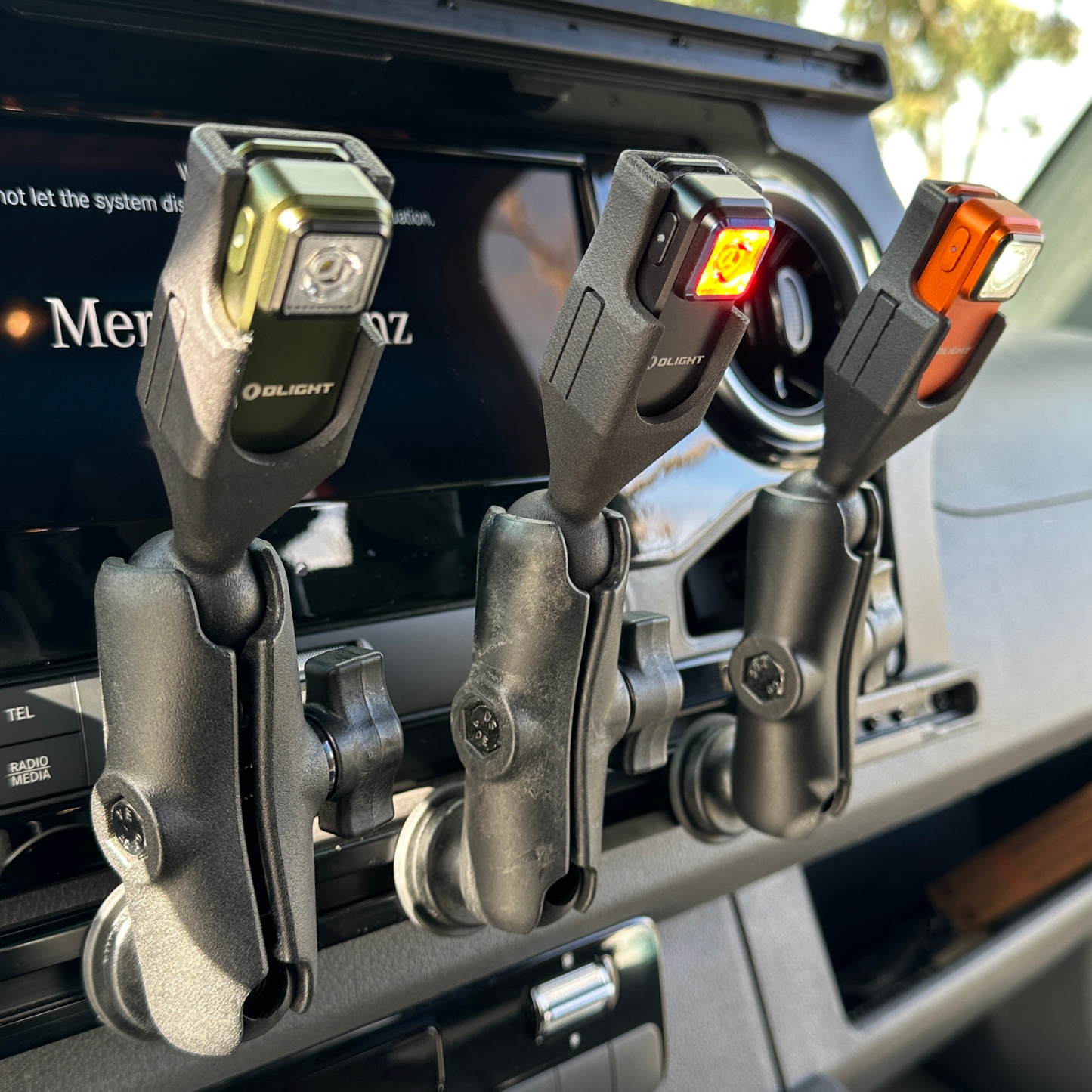 Olight Oclip Mount – Navilight Cockpit Light for Vans & Ram Mount Systems