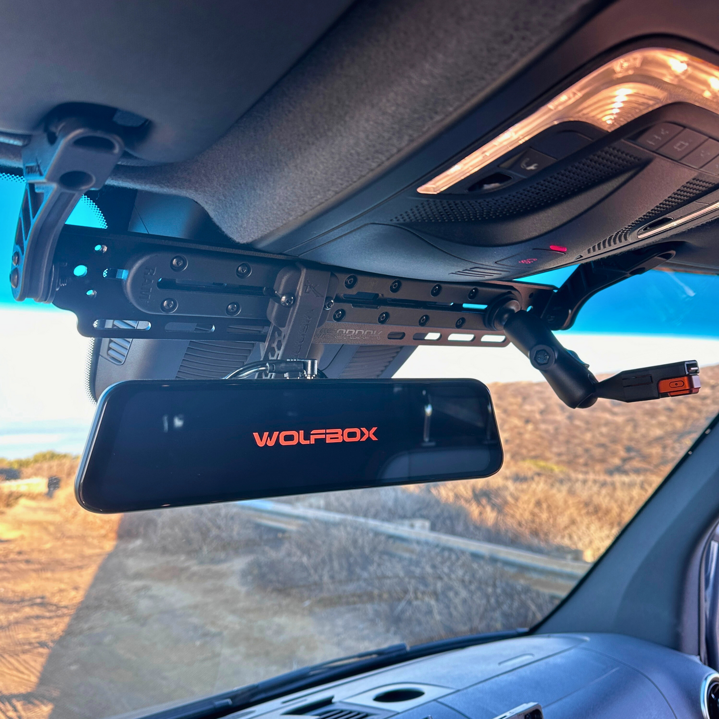 WOLFBOX Dash Cam Visordok Track Mounting Kit