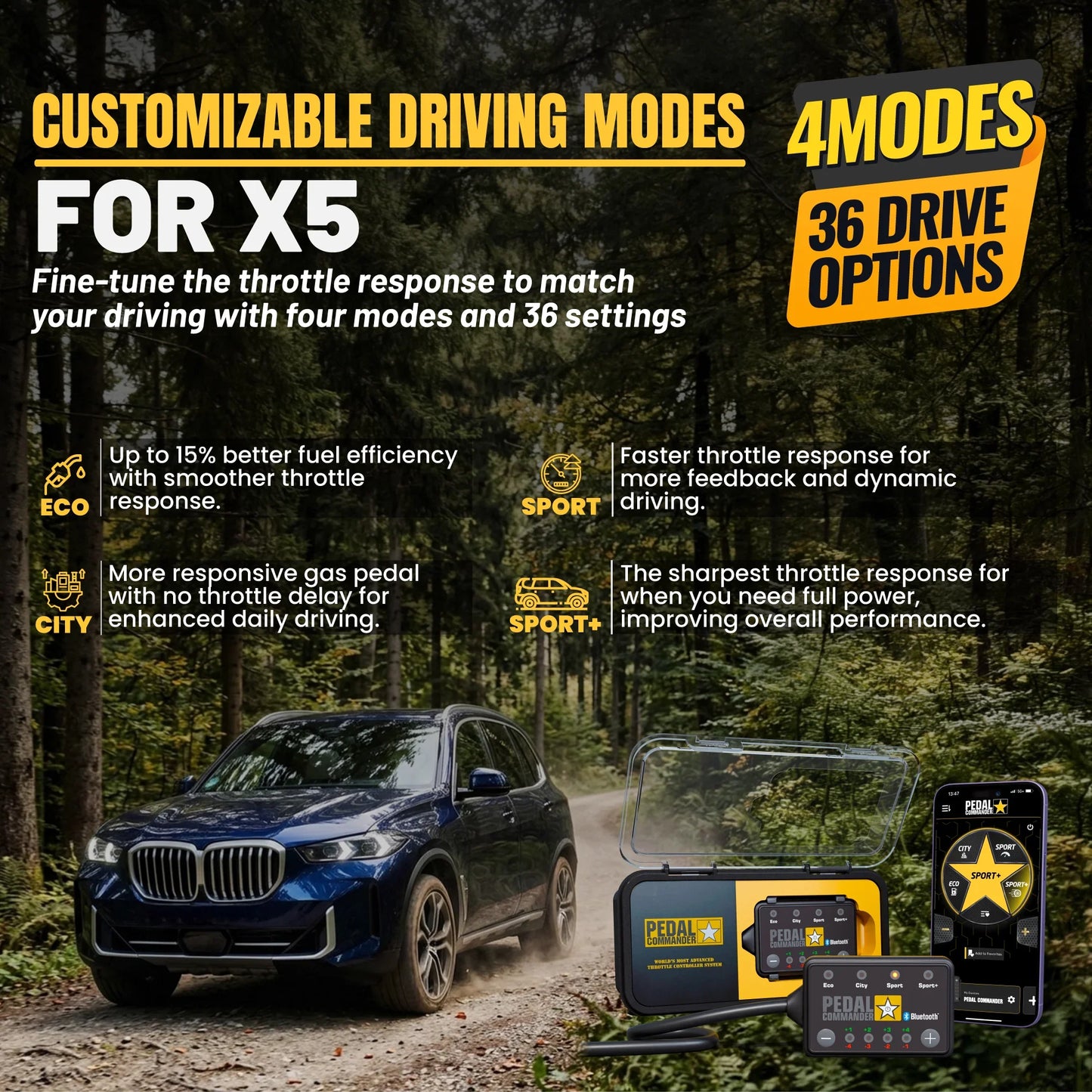 Pedal Commander for BMW X5