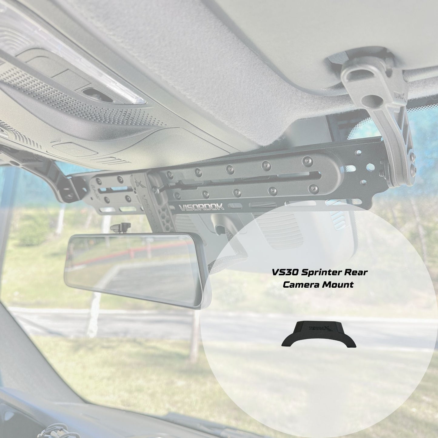 WOLFBOX Dash Cam Visordok Track Mounting Kit