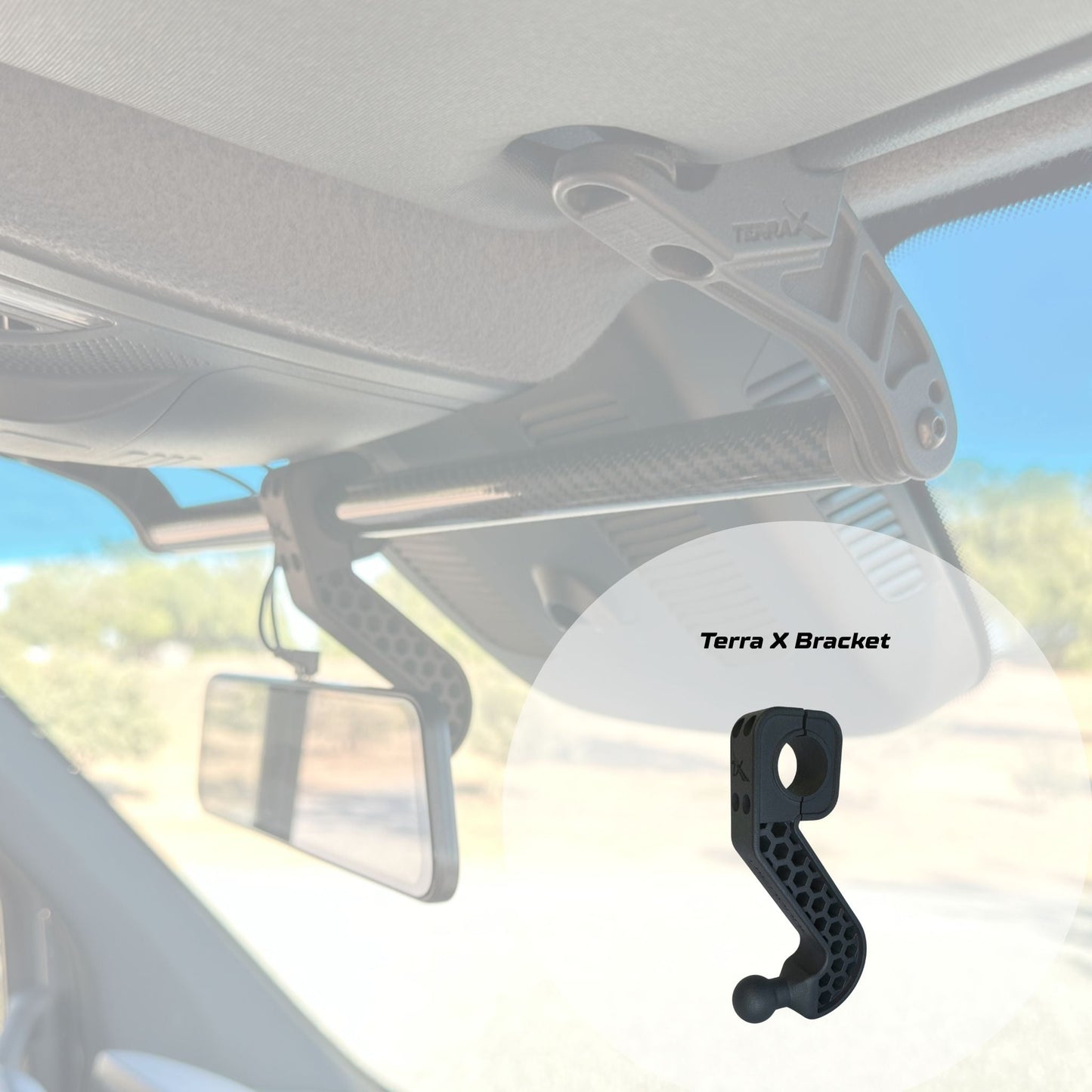 WOLFBOX Dash Cam Visordok Tube Mounting Kit