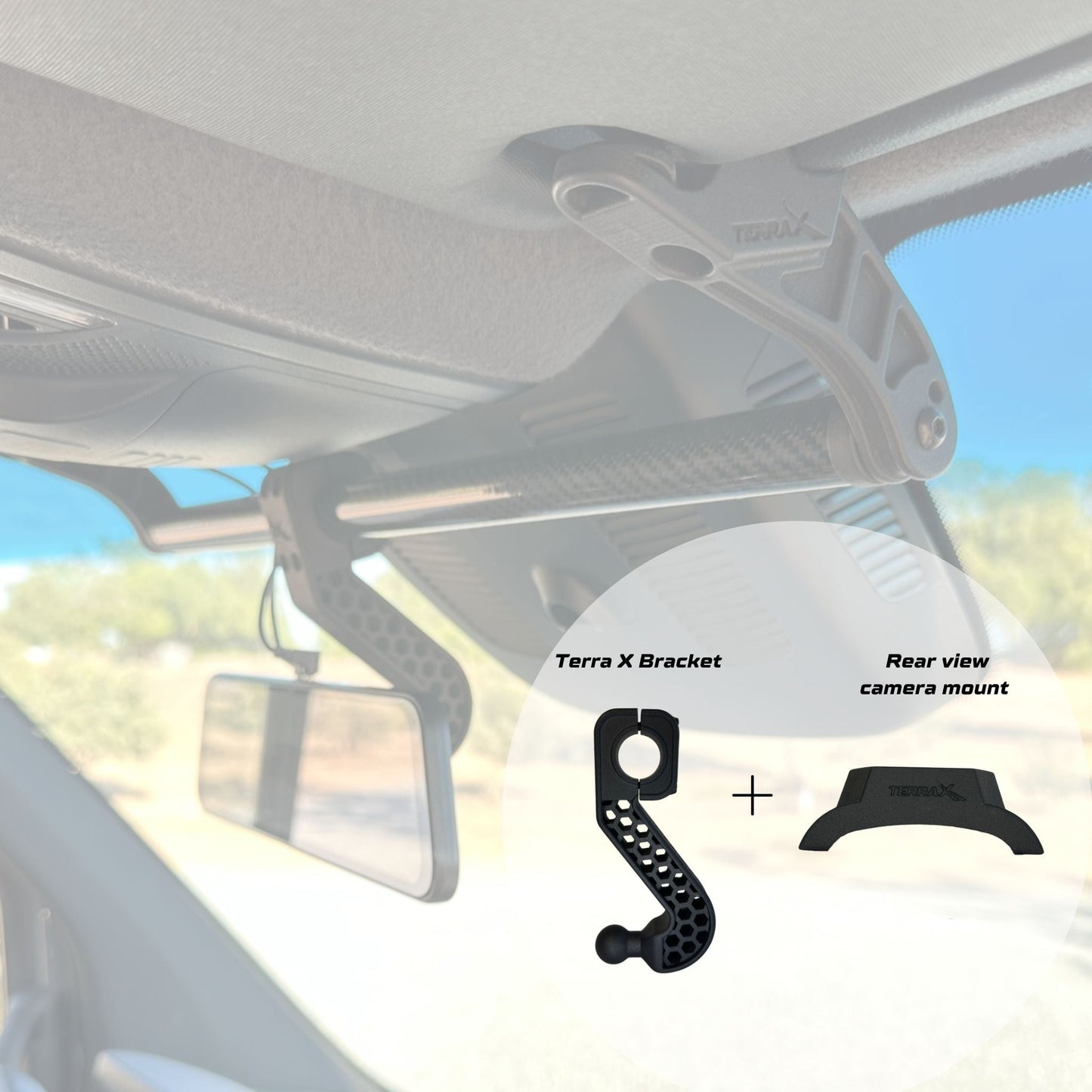 WOLFBOX Dash Cam Visordok Tube Mounting Kit